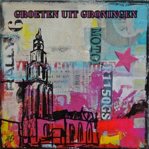 Martinitoren 'Groeten uit Groningen'