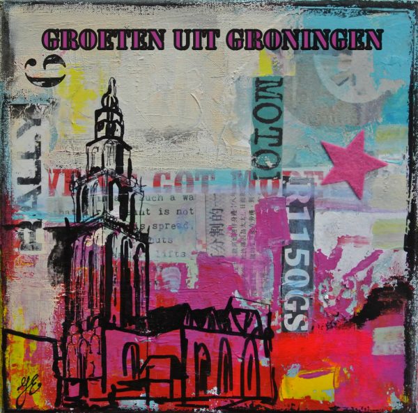 Martinitoren 'Groeten uit Groningen'