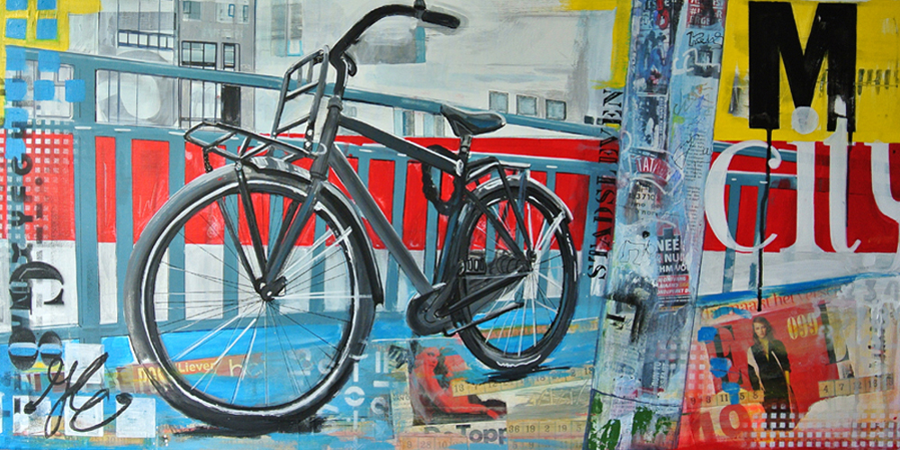 WAT IS MIXED MEDIA? Janet Edens legt uit wat mixed media is. Schilderen en kunst