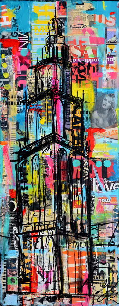 martinitoren groningen kunst schilderij janet edens