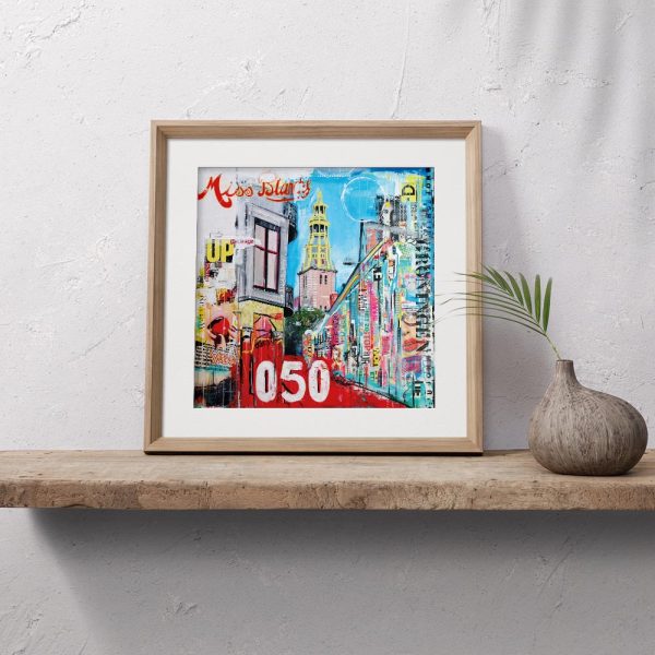 kunstkaart ingelijst shop Janet Edens