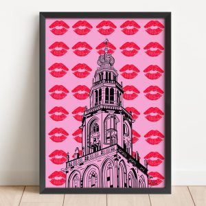 a3 poster Martinitoren Groningen shop Janet Edens