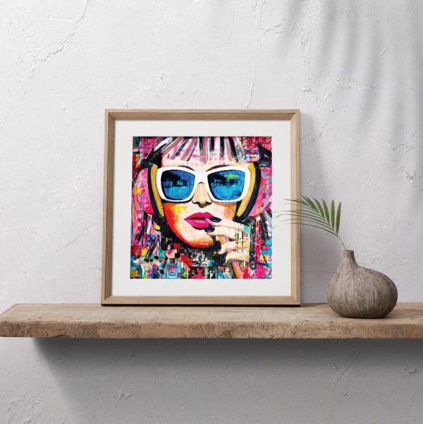 kunstkaart ingelijst shop Janet Edens
