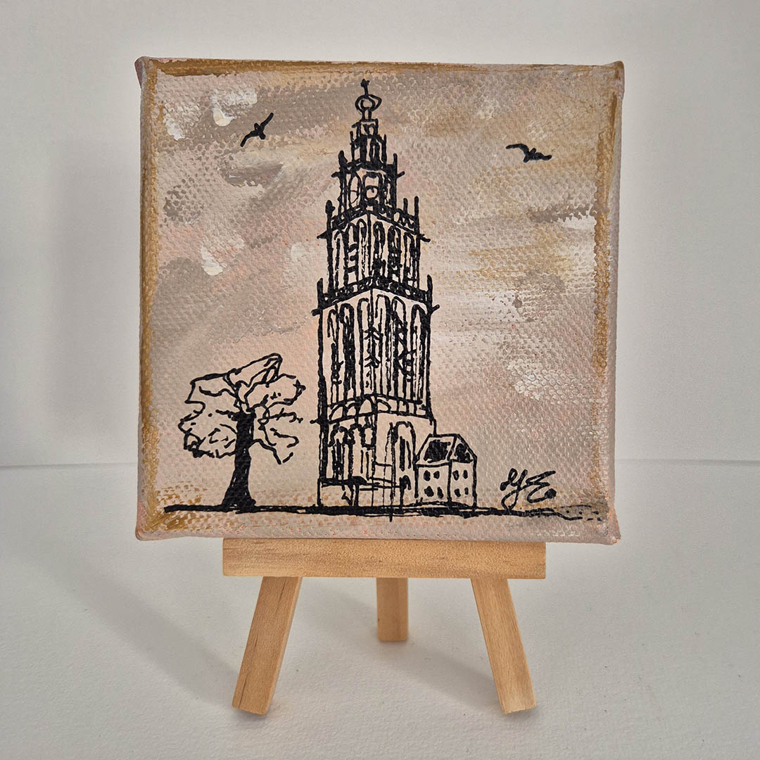 martinitorentje-Groningen-schilderijtje